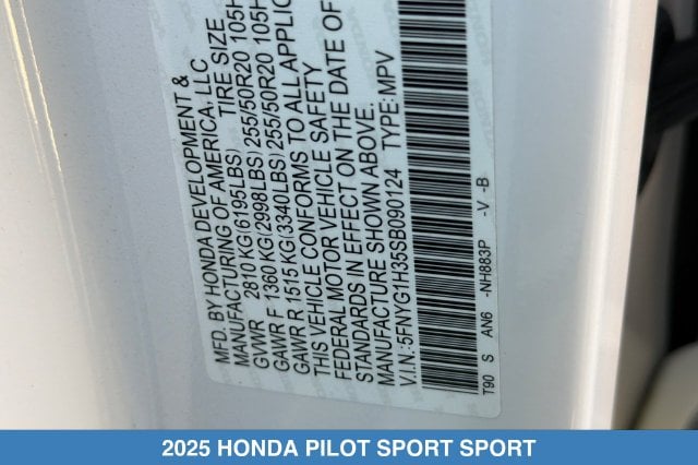 2025 Honda Pilot Sport - Photo 33