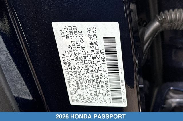 2026 Honda Passport TrailSport - Photo 26