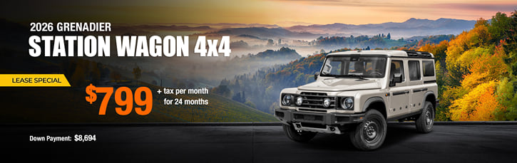 Lease 2026 INEOS Station Wagon $799