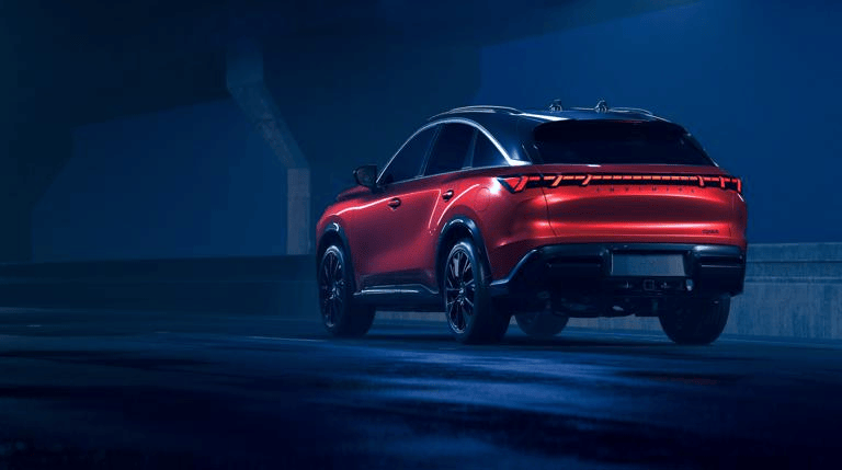 Rear exterior view of 2027 INFINITI QX65