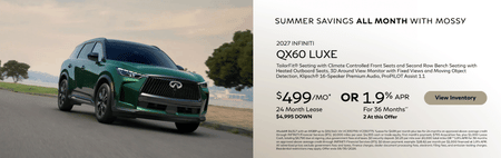 New 2026 INFINITI QX60 LUXE Finance Special