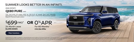 New 2026 INFINITI QX80 PURE Finance Special