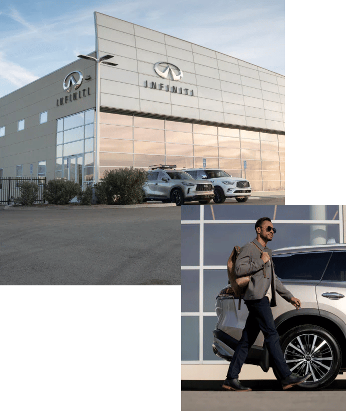 Exterior of INFINITI dealership