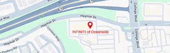 map of INFINITI of Oceanside