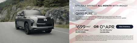 New 2026 INFINITI QX80 Finance Special