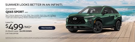 Lease 2027 INFINITI QX65 SPORT $499