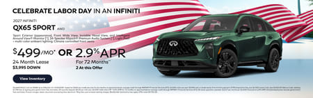 New 2027 INFINITI QX65 SPORT Finance Special