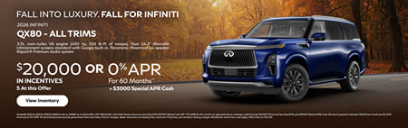 New 2026 INFINITI QX80 PURE Finance Special