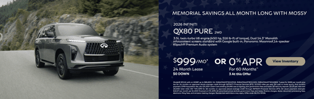 Lease 2026 INFINITI QX80 PURE $999