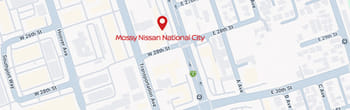 map of Mossy Nissan National City