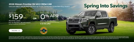 Especial de Finanzas de 2026 Nissan Frontier SV