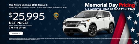 New 2026 Nissan Rogue S Purchase Offer
