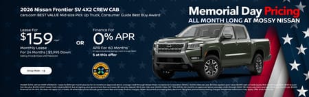 New 2026 Nissan Frontier Finance Special
