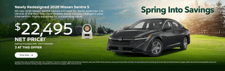 New 2026 Nissan Sentra S Purchase Offer