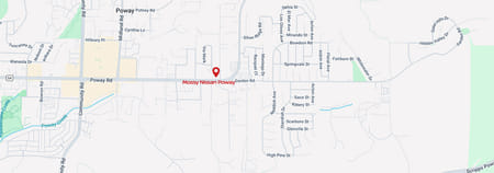 map of Mossy Nissan Poway