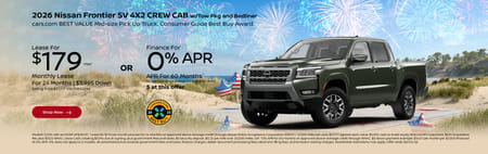 Lease 2026 Nissan Frontier SV $179