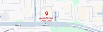 map of Mossy Nissan Chula Vista
