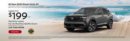 Lease 2026 Nissan Kicks SV $199