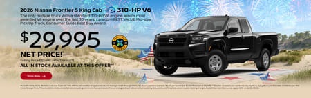 New 2026 Nissan Frontier Purchase Offer
