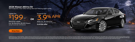New 2026 Nisan Altima SV Finance Special