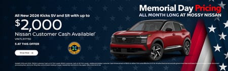 New 2026 Nissan Kicks SV Purchase Offer
