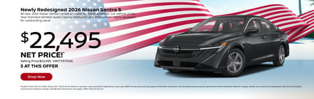 New 2026 Nissan Sentra S Purchase Offer