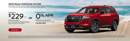 New 2026 Nissan Pathfinder SV Finance Special