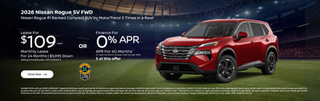 Lease 2026 Nissan Rogue SV $109