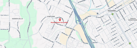 map of Mossy Nissan Escondido