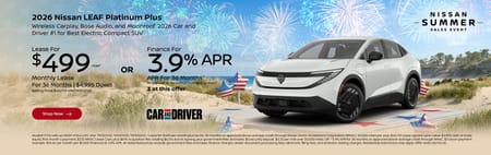 Especial de Finanzas de 2026 Nissan Leaf