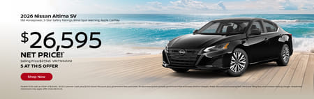 New 2026 Nissan Altima SV Purchase Offer