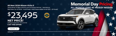 New 2026 Nissan Kicks S Purchase Offer