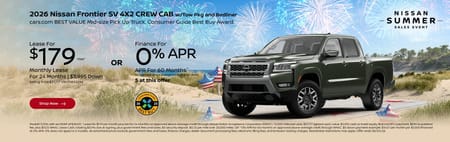 New 2026 Nissan Frontier Finance Special
