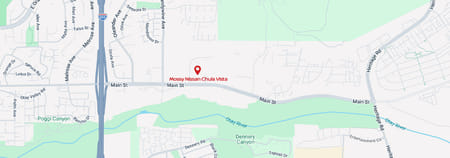 map of Mossy Nissan Chula Vista