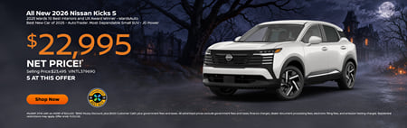 New 2026 Nissan Kicks S Purchase Offer