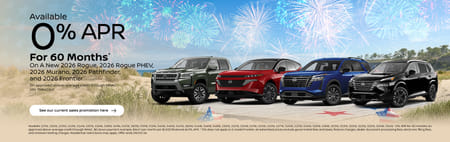 0% APR on Select New Nissan Models