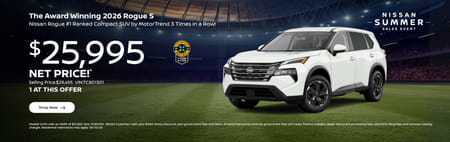New 2026 Nissan Rogue S Purchase Offer