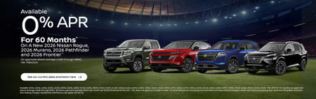 0% APR on Select New Nissan Models