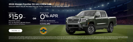 Lease 2026 Nissan Frontier SV $159