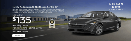 Lease 2026 Nissan Sentra SV $135