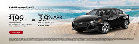 New 2026 Nisan Altima Finance Special