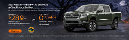 New 2026 Nissan Frontier SV Finance Special