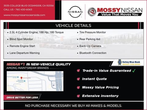 2023 Nissan Altima 2.5 SV