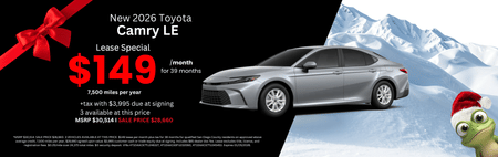 2025 CAMRY LE LEASE SPECIAL