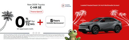 New 2026 Toyota C-RH SE Finance Special