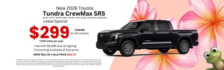 Lease 2026 Toyota Tundra SR5 $299