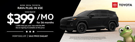 Lease 2026 Toyota RAV4 Plug-In XSE $399