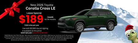 Corolla Cross Lease Special