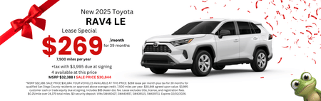 RAV4 Lease Special
