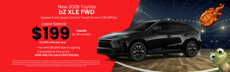 Lease 2026 Toyota bZ XLE $199